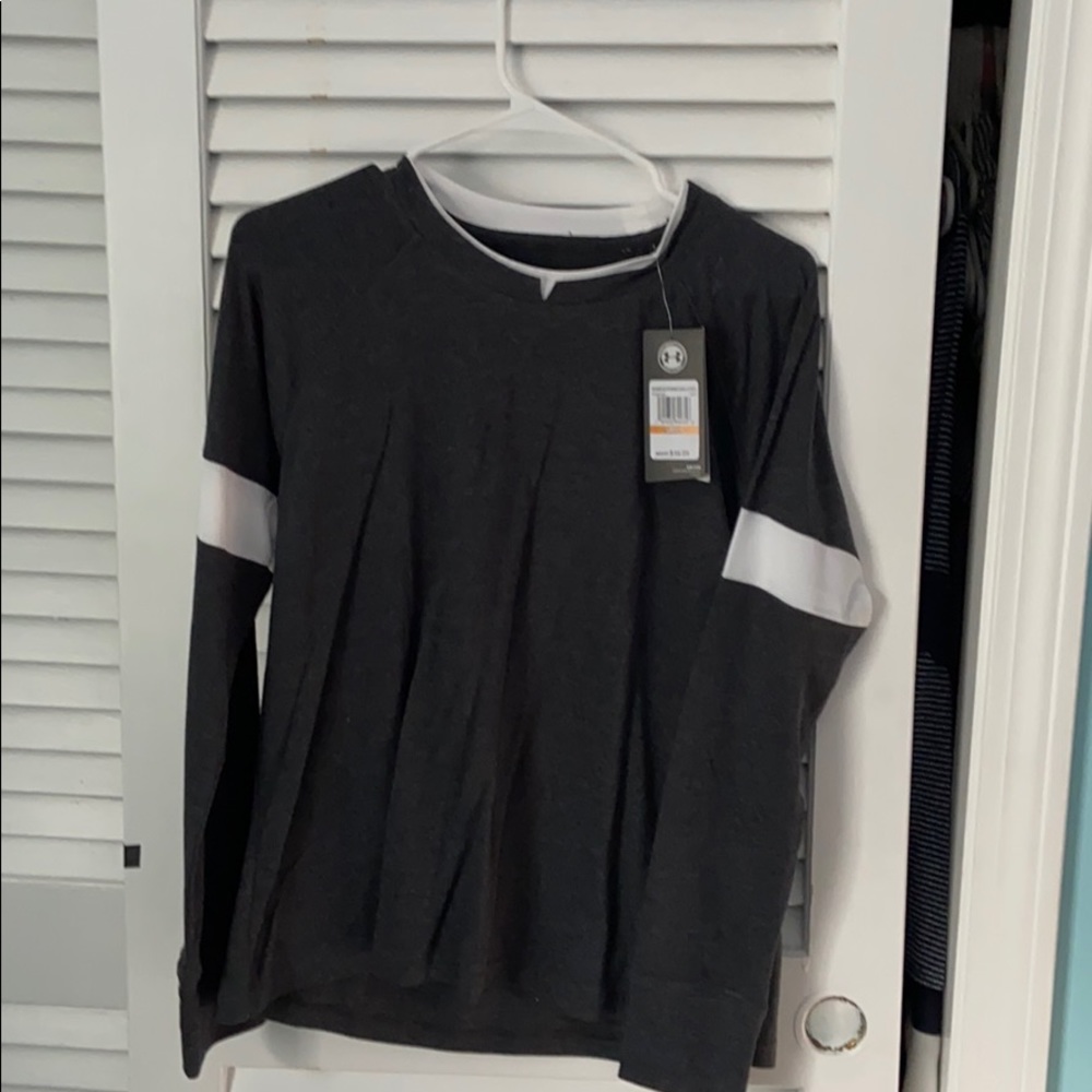 Grey under amour long sleeve